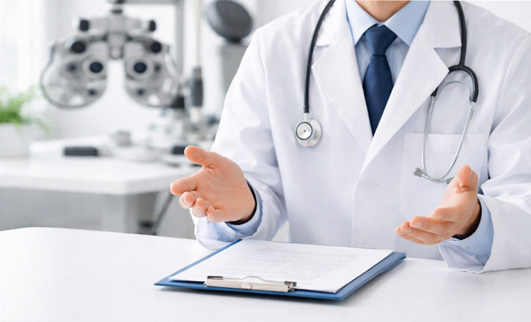 医師のカウンセリング